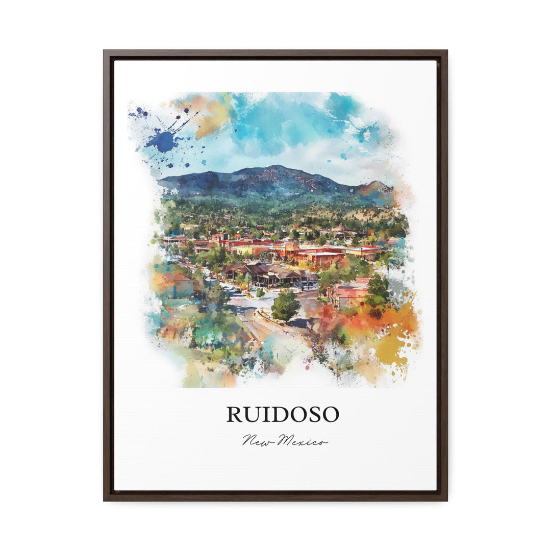 Ruidoso NM Art, Sierra Blanca Mountains Print, New Mexico Watercolor Art, Ruidoso NM Gift, Travel Print, Travel Poster, Housewarming Gift