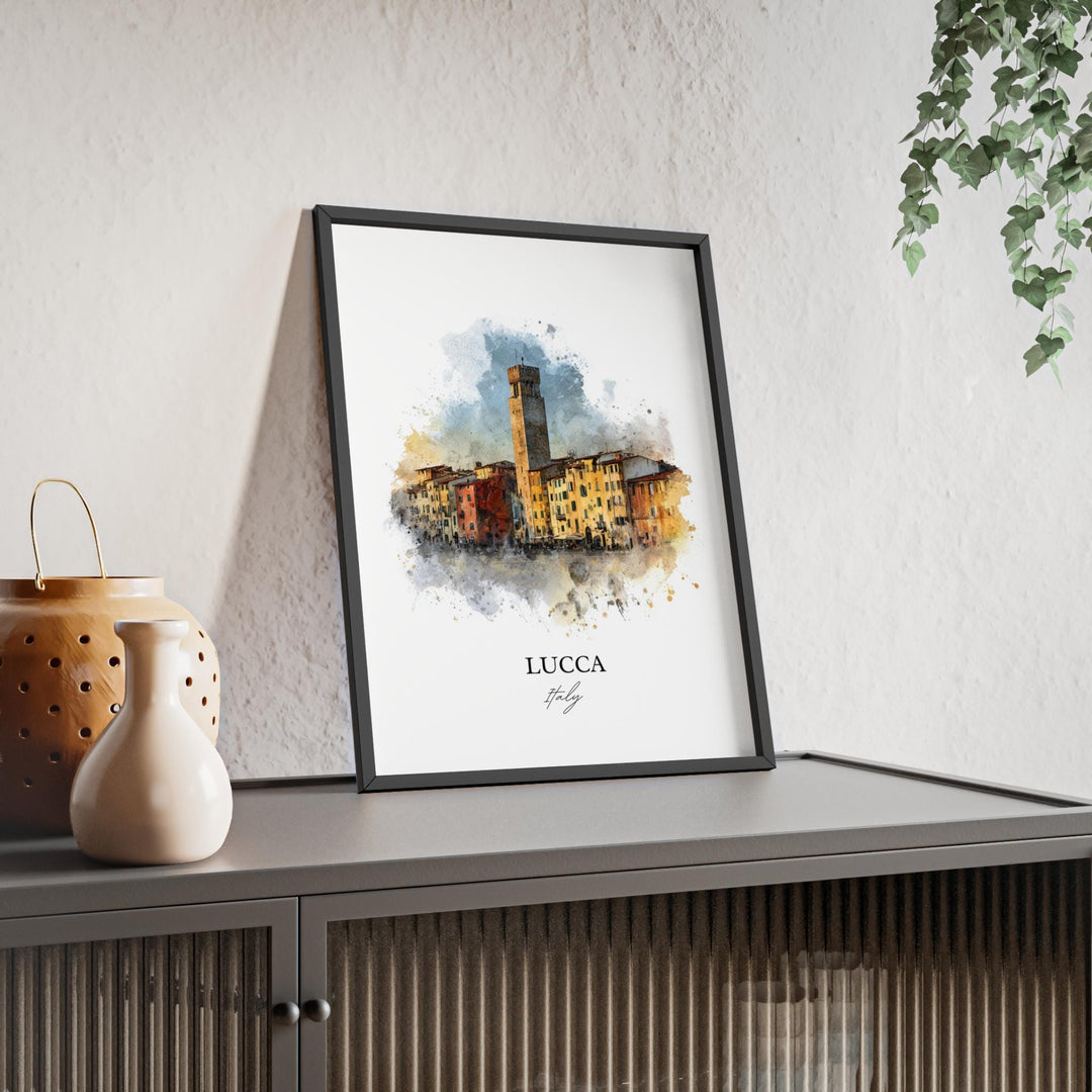 Lucca, Italy – Watercolor Art Print