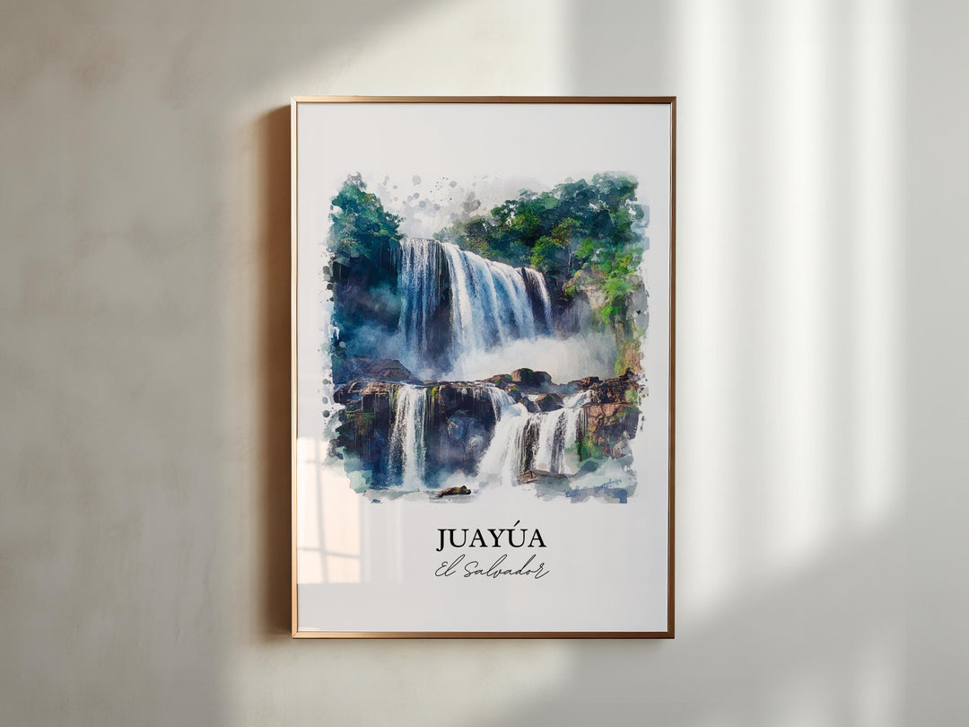 Juayúa, El Salvador – Watercolor Art Print