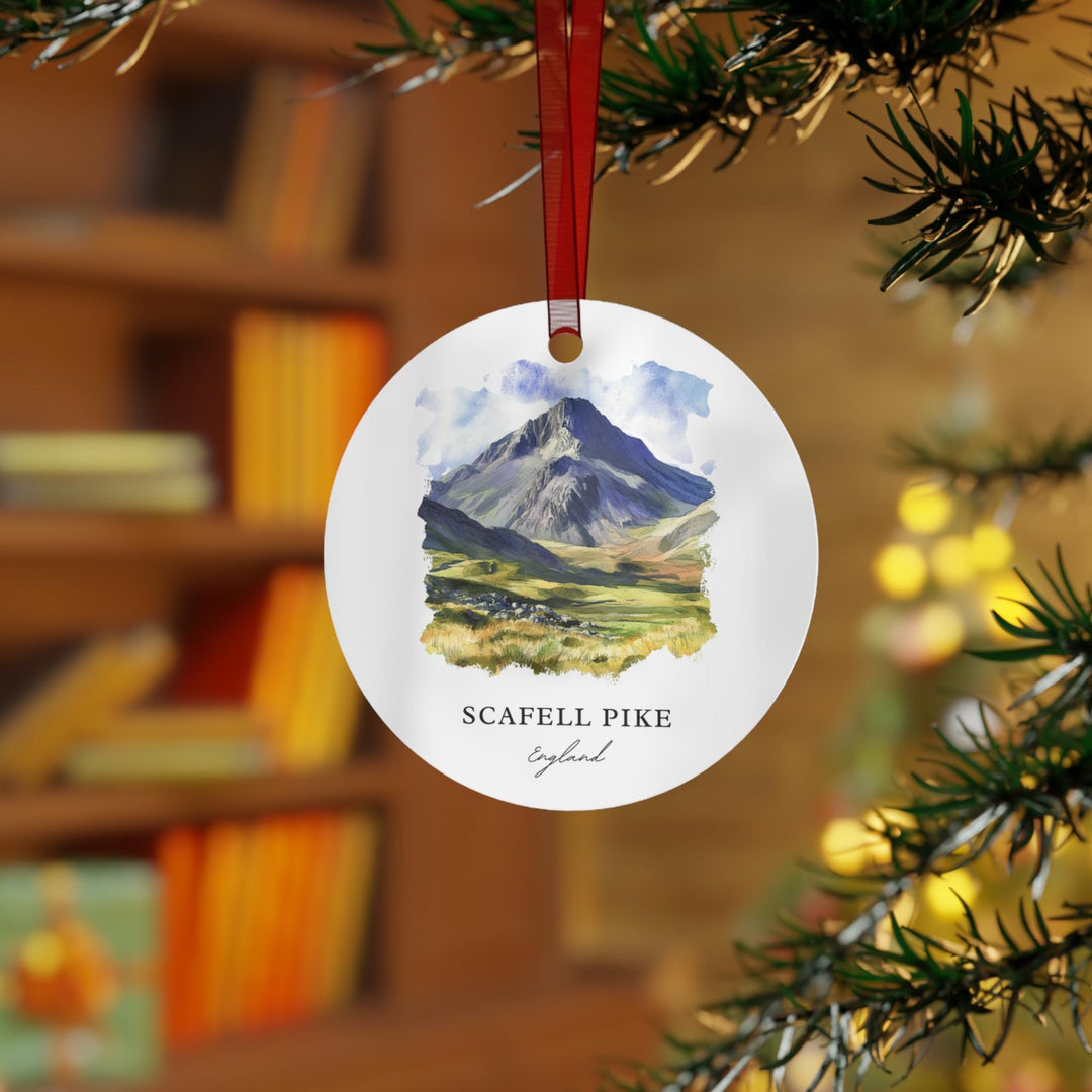 Scafell Pike Ornament: Unique Cumbria  Souvenir, Lake District UK Xmas Decor, and Authentic Cumbria England Gift