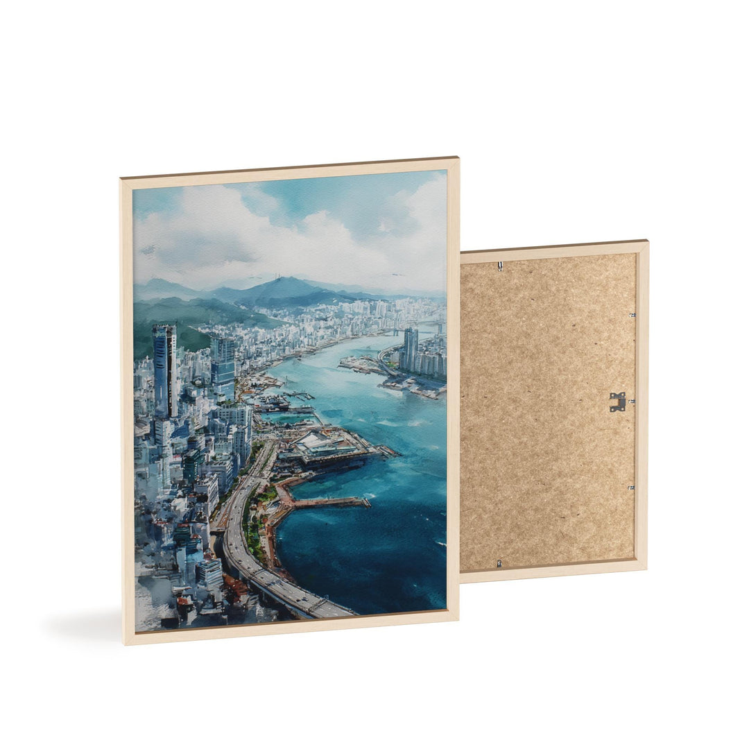 Busan, South Korea – Watercolor Art Print