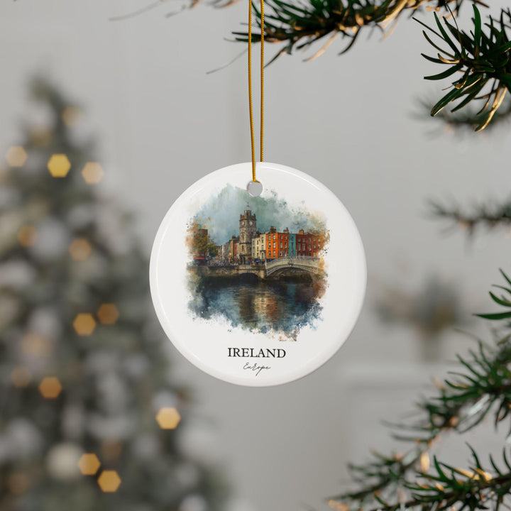 Ireland Ornament: Unique Ireland Souvenir, Ireland Xmas Decor, and Authentic Ireland Travel Gift