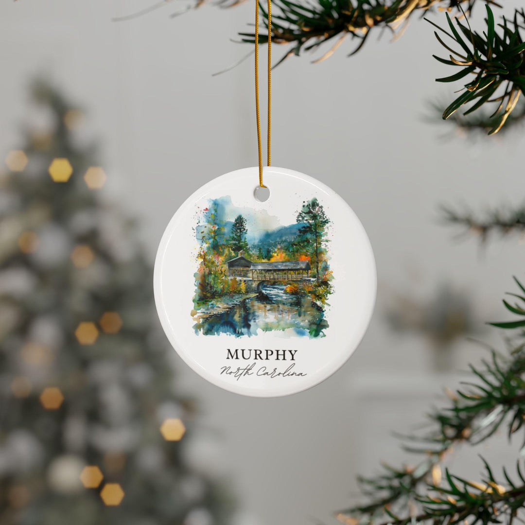 Murphy NC Ornament: Unique Murphy North Carolina Souvenir, North Carolina Xmas Decor, and Authentic Murphy NC Gift