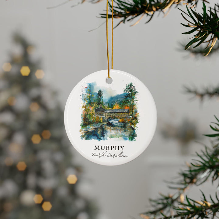 Murphy NC Ornament: Unique Murphy North Carolina Souvenir, North Carolina Xmas Decor, and Authentic Murphy NC Gift