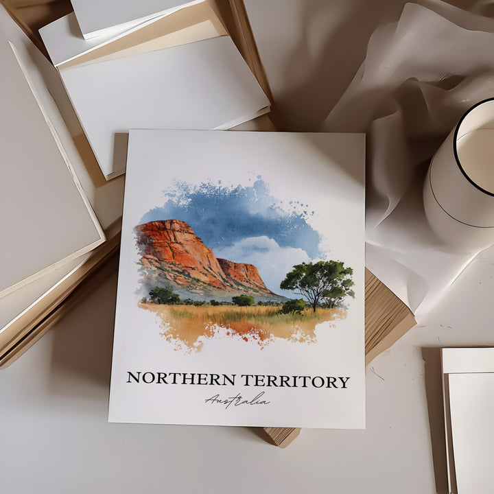 Northern Territory Australia Art, Australia Print, Australia Art, Northern Australia Gift, Travel Print, Travel Poster, Housewarming Gift