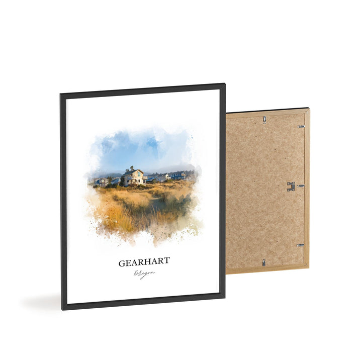 Gearhart, Oregon – Watercolor Art Print