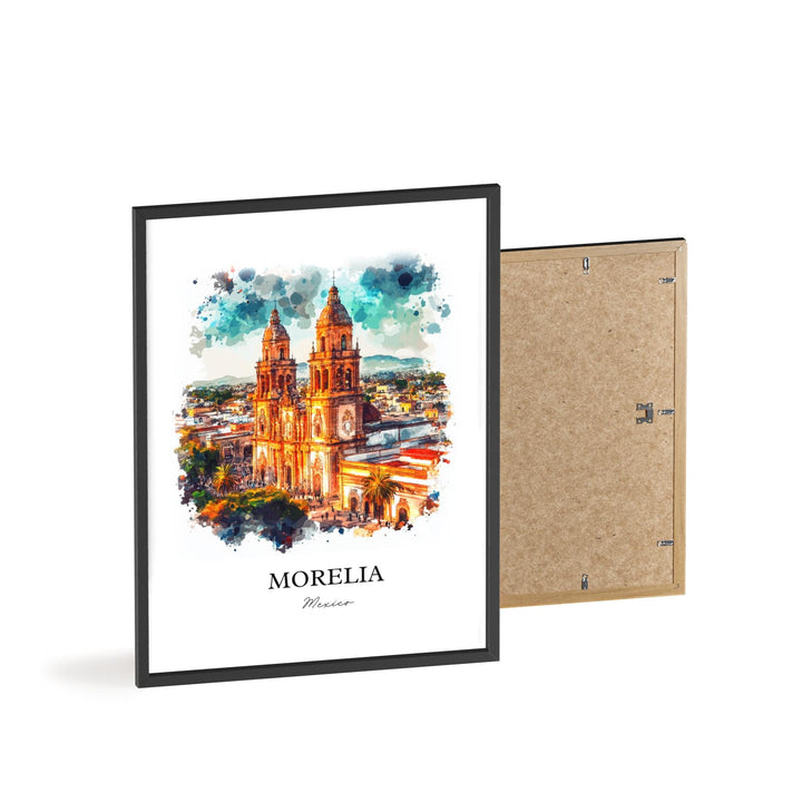 Morelia, Mexico – Watercolor Art Print