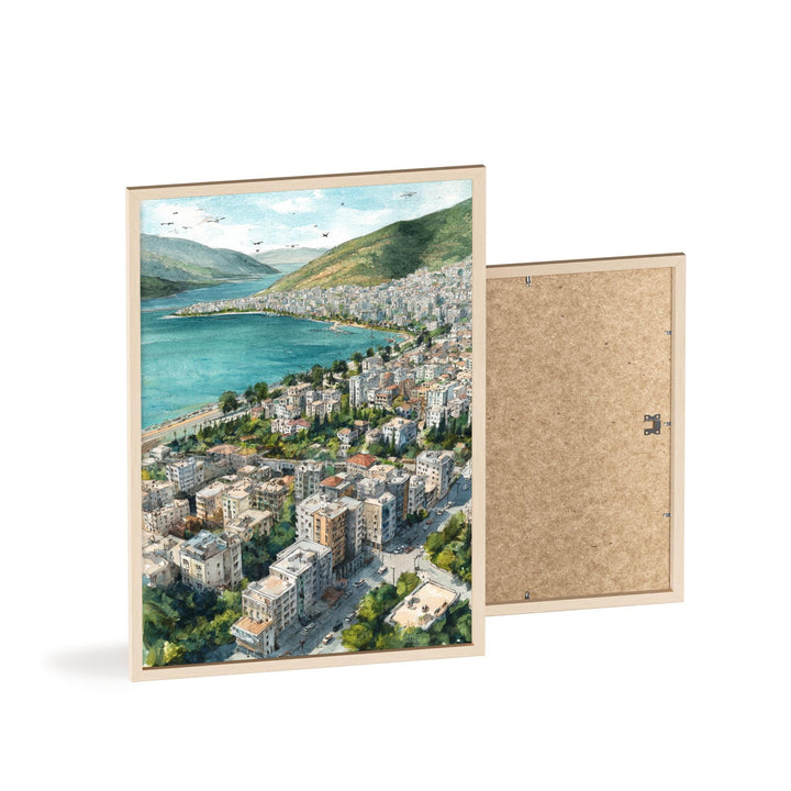 Sarandë, Albania – Watercolor Art Print