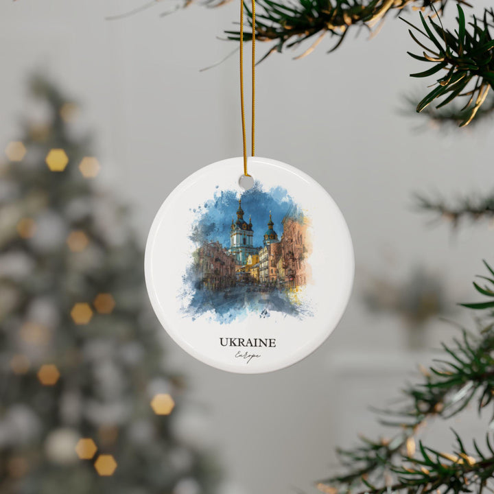 Ukraine Ornament: Unique Ukraine Souvenir, Ukraine Xmas Decor, and Authentic Ukraine Gift