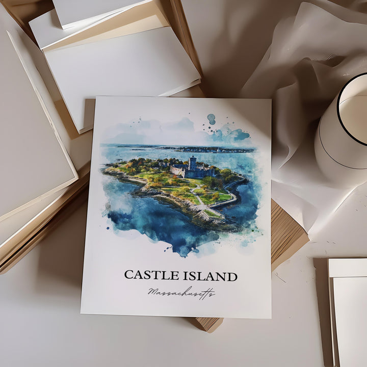 Castle Island Boston Wall Art - Massachusetts Print