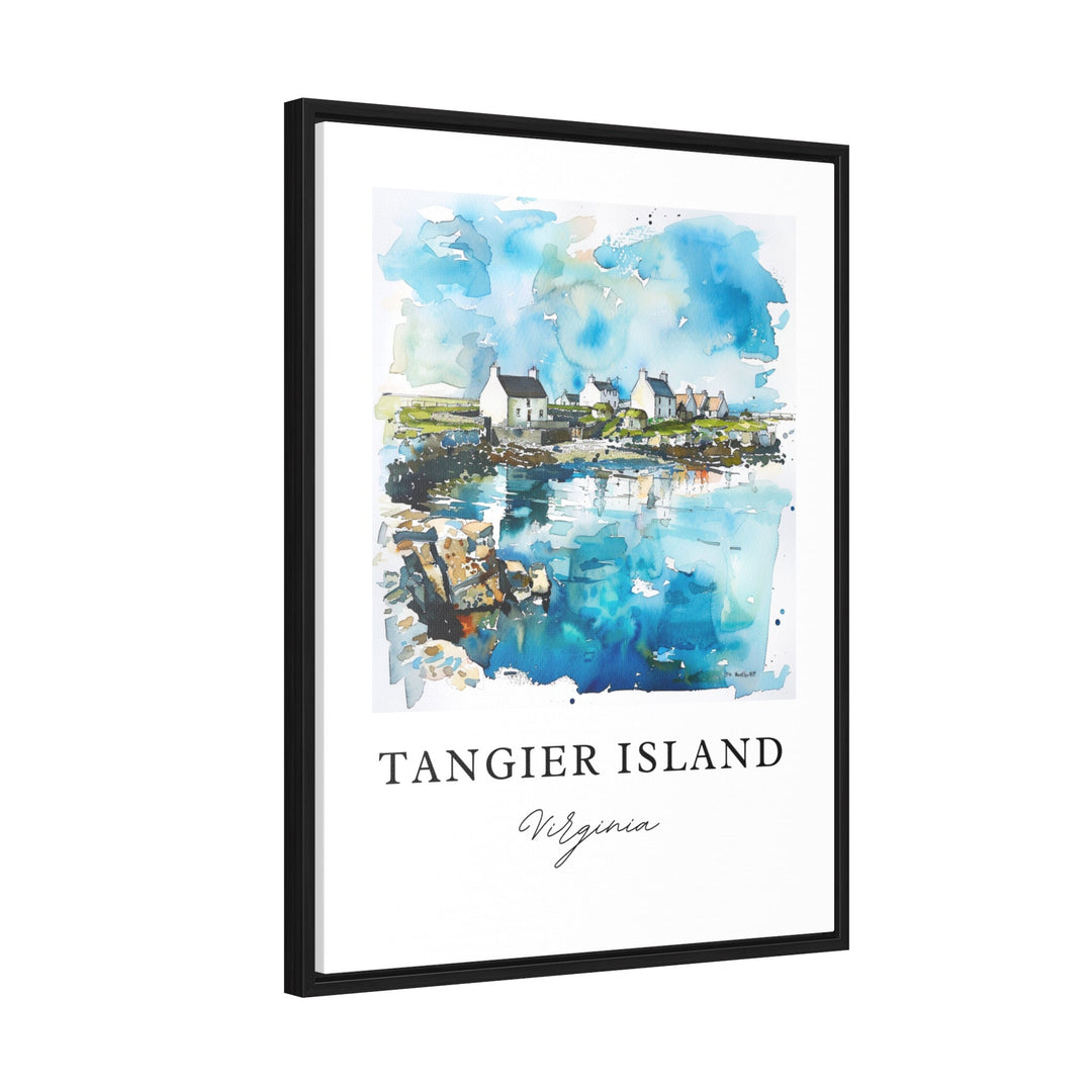 Tangier Island VA Art, Tangier Island Print, Tangier Island Watercolor, Chesapeake Bay Gift,