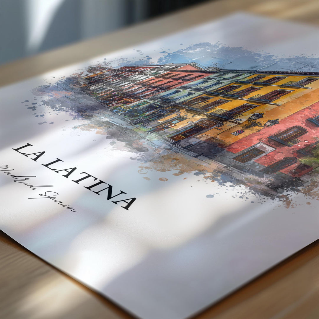 Madrid, Spain – Watercolor Art Print