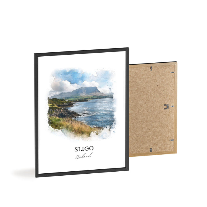 Sligo Ireland Wall Art, Connacht Print, Ireland Watercolor Art, Sligo Gift, Travel Print, Travel Poster, Housewarming Gift