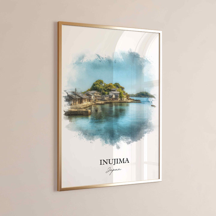 Inujima, Japan – Watercolor Art Print