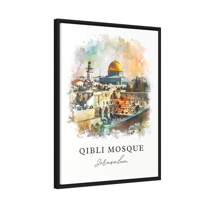 Al-Aqsa Mosque Art, Qibli Mosque Print, Jerusalem Wall Art, Aqsa Gift, Travel Print, Travel Poster, Travel Gift, Housewarming Gift