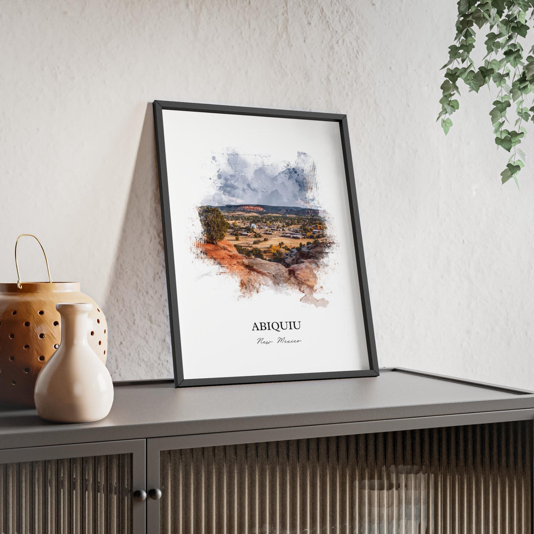 Abiquiu, New Mexico – Watercolor Art Print