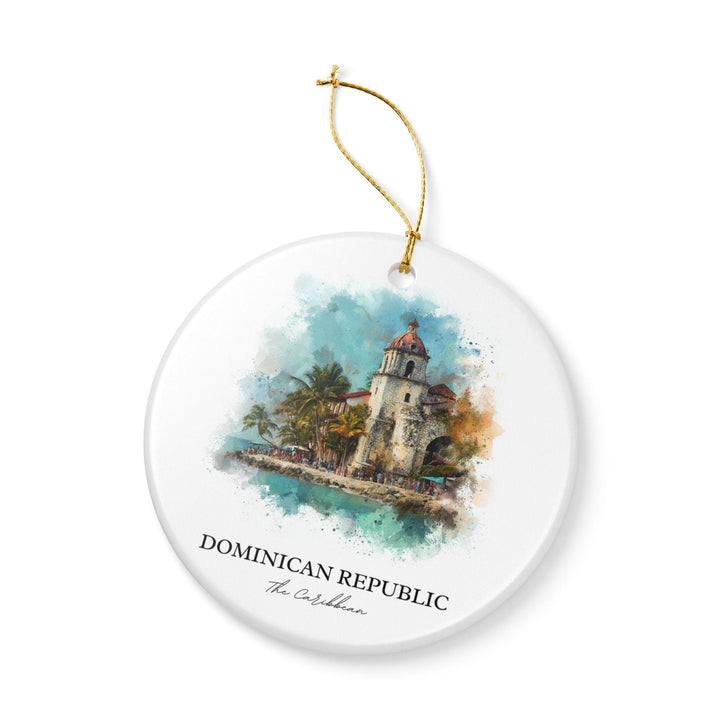 Dominican Republic Ornament: Unique DR Souvenir, Caribbean Xmas Decor, and Authentic Punta Cana Gift