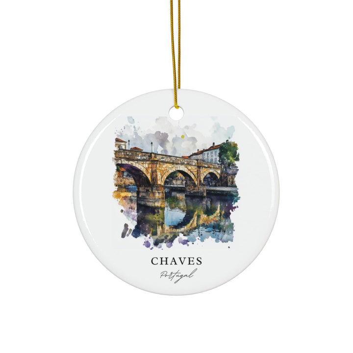 Chaves Portugal Ornament: Unique Chaves Souvenir, Chaves Xmas Decor, and Authentic Chaves Portugal Gift
