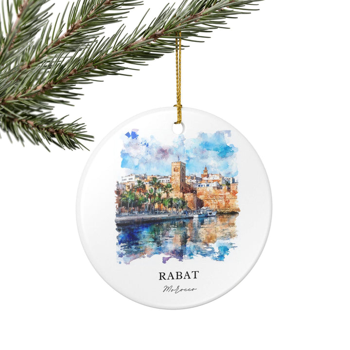 Rabat, Morocco Ornament: Unique Rabat Morocco Souvenir, Rabat Xmas Decor, and Authentic Rabat Morocco Gift
