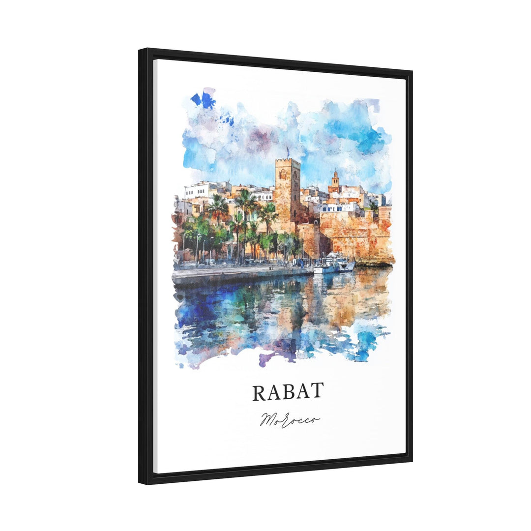 Rabat, Morocco – Watercolor Art Print