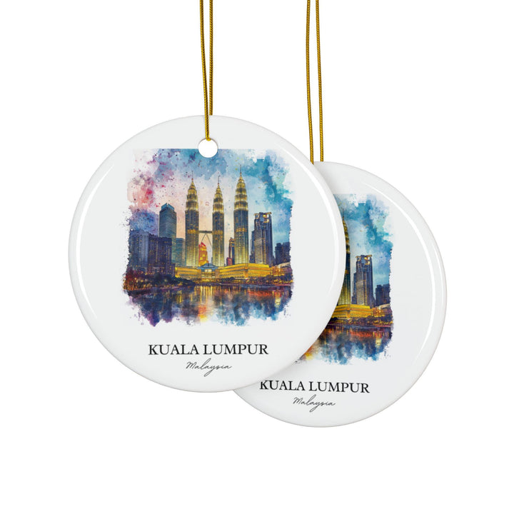 Kuala Lumpur Ornament: Unique Malaysia Souvenir, Kuala Lumpur Xmas Decor, and Authentic Kuala Lumpur Gift