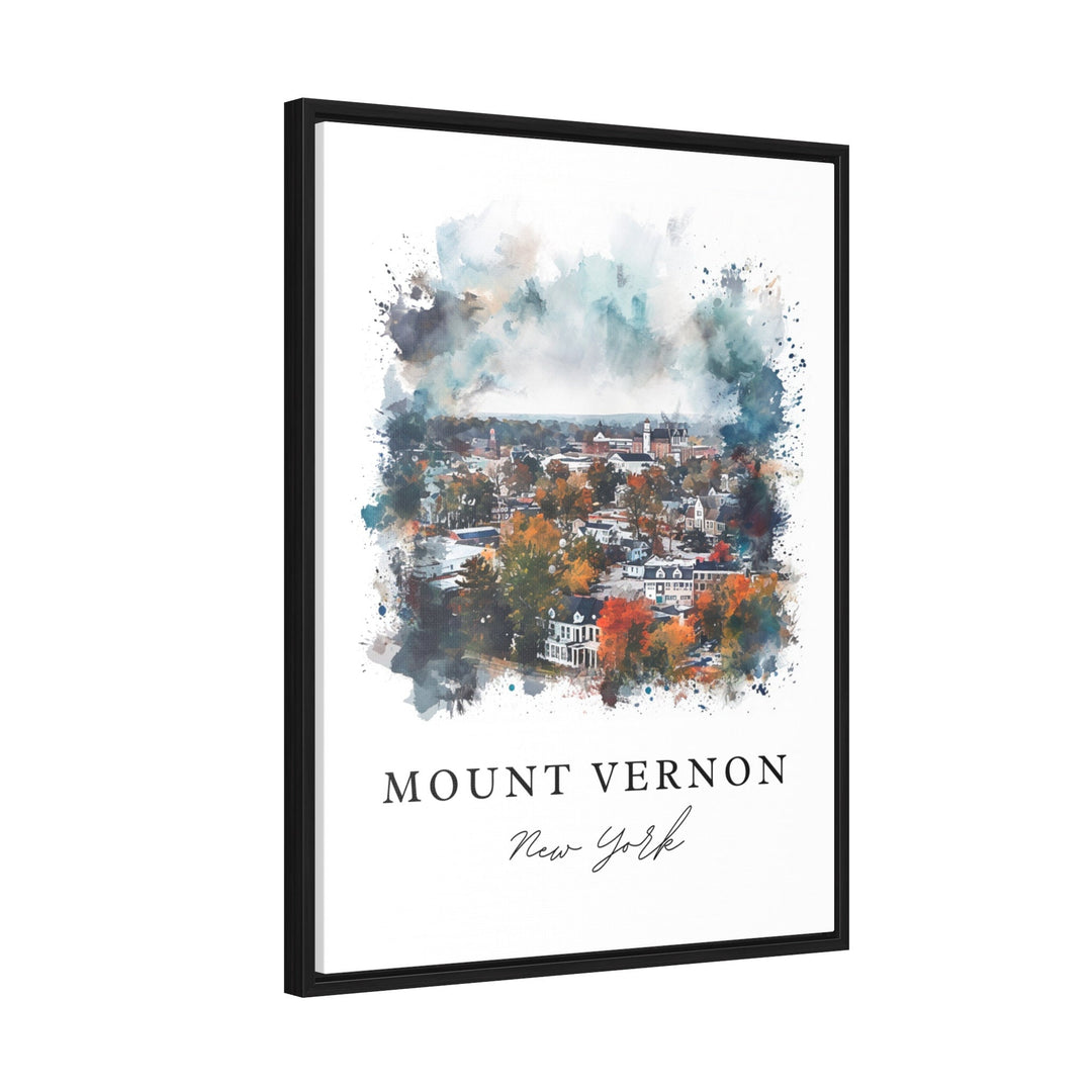 Mount Vernon NY wall art - New York, Mount Vernon print, Mt Vernon Wedding gift, Birthday present, Custom Text, Perfect Gift