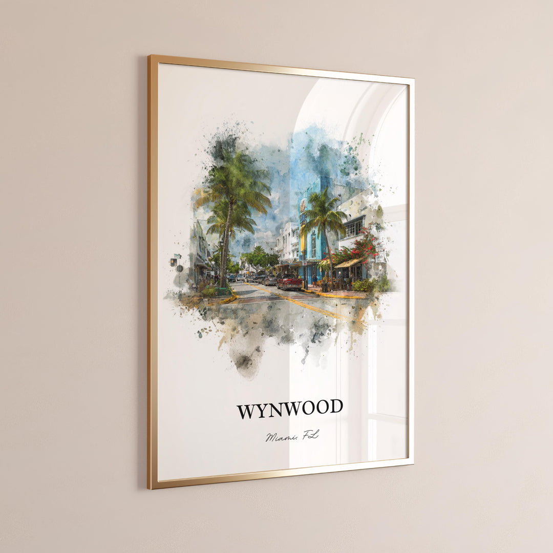 Coconut Grove, FL – Watercolor Art Print