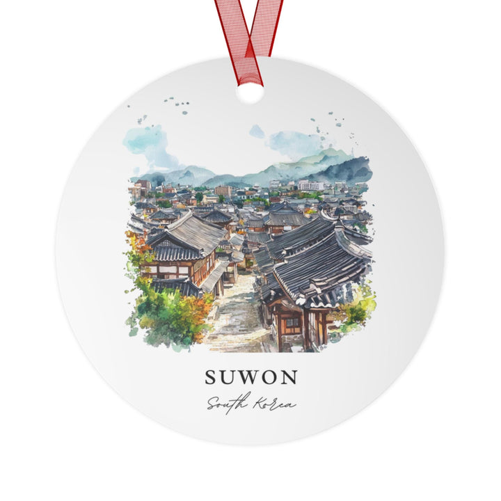 Suwon South Korea Ornament: Unique Suwon-Si Souvenir, Suwon Xmas Decor, and Authentic South Korea Christmas Gift