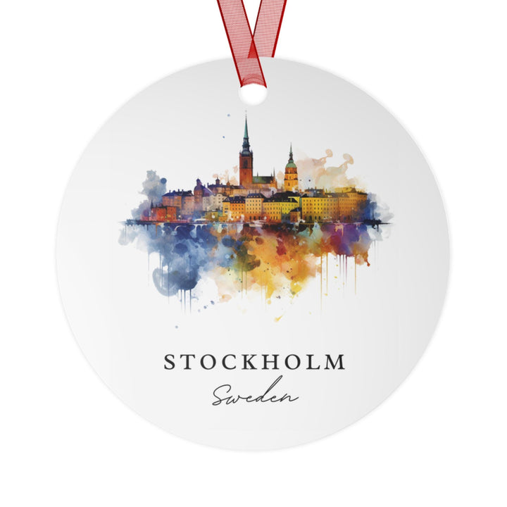 Stockholm Sweden Ornament: Unique Stockholm Souvenir, Stockholm Xmas Decor, and Authentic Stockholm Gift