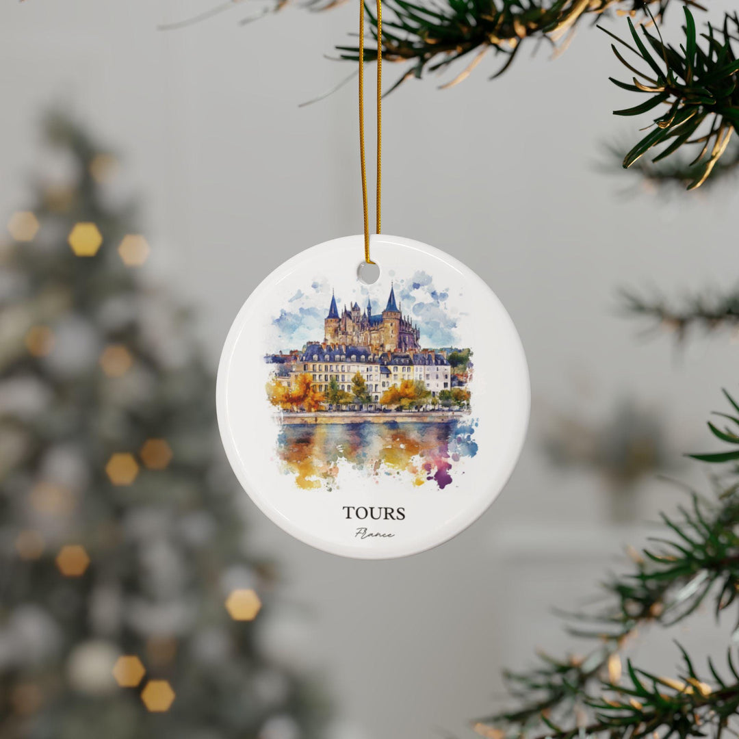 Tours France Ornament: Unique Tours Souvenir, Tours France Xmas Decor, and Authentic France Gift
