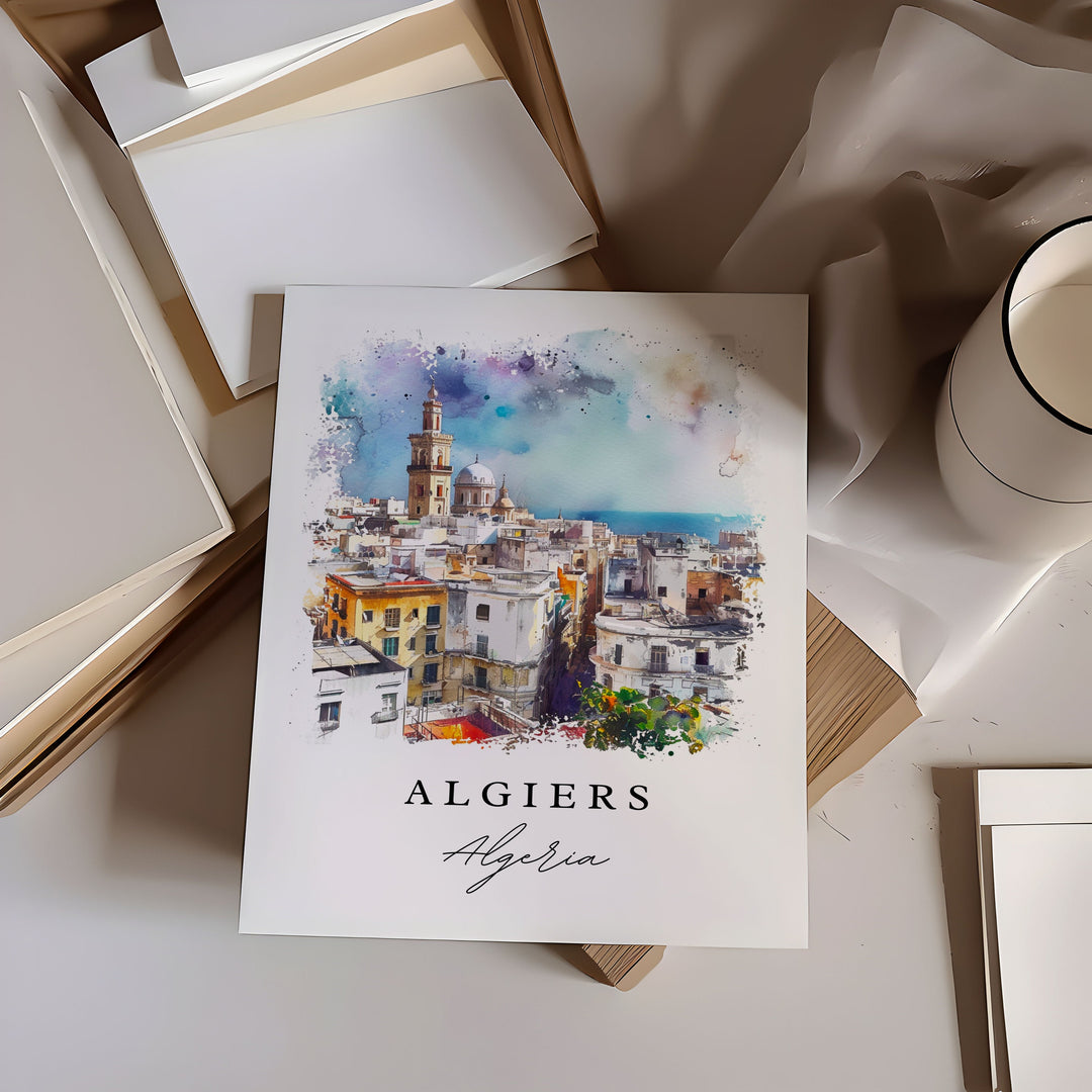 Algiera Wall Art - Algeria Print