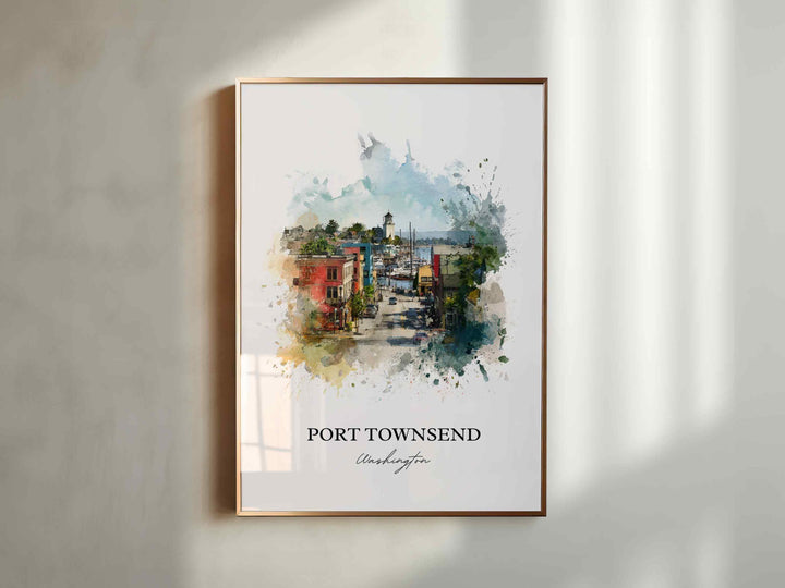 Port Townsend, Washington – Watercolor Art Print