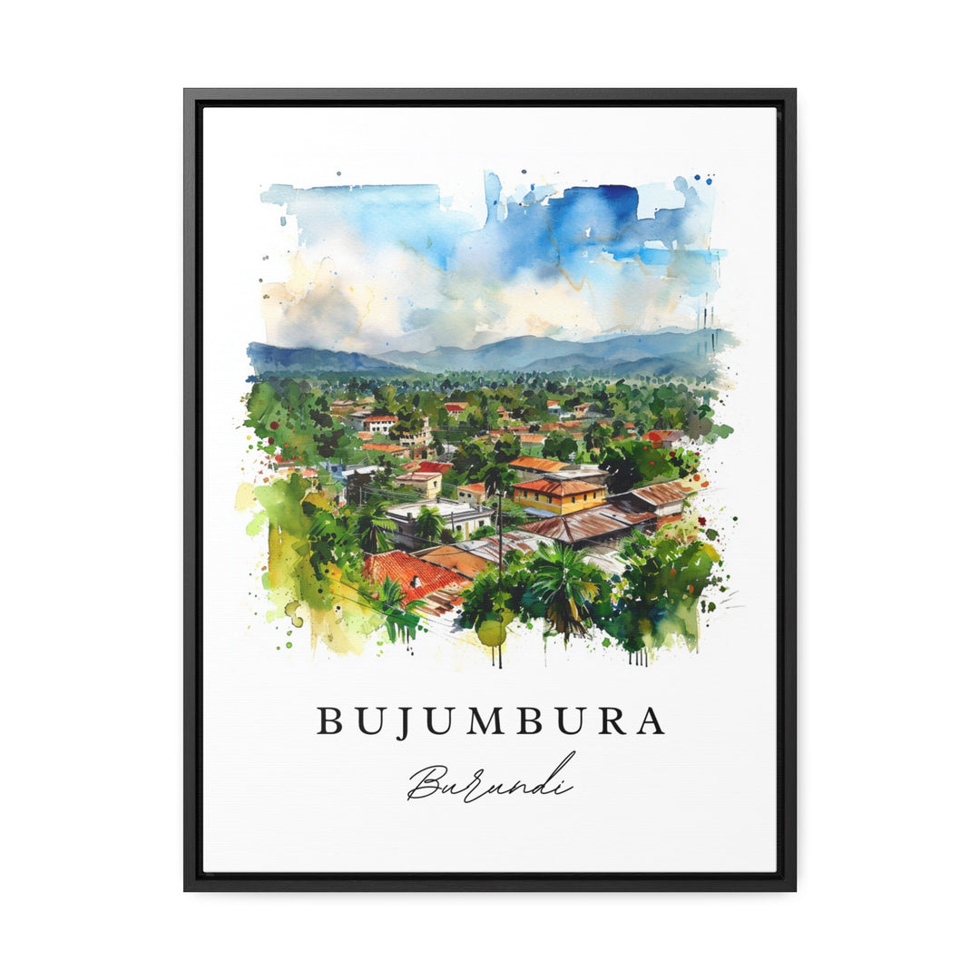 Bujumbura Wall Art - Burundi Print