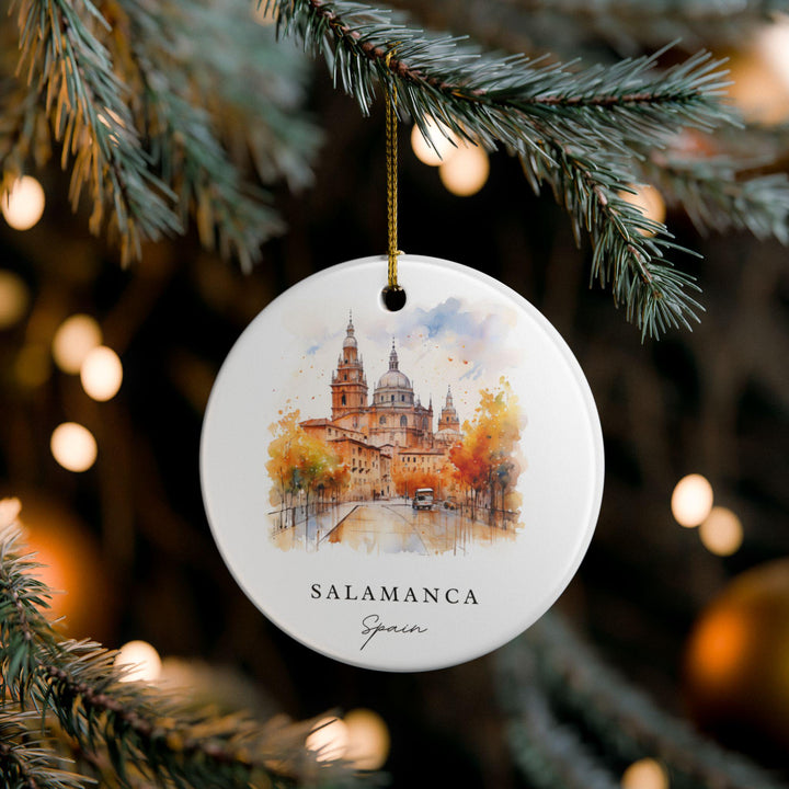 Salamanca Spain Ornament: Unique Salamanca Souvenir, Spain Xmas Decor, and Authentic Salamanca Spain Gift