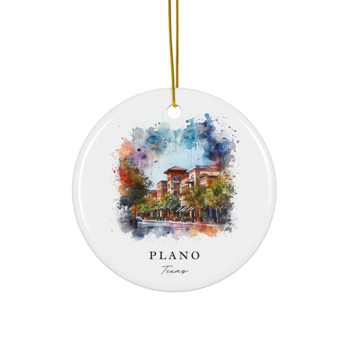 Plano TX Ornament: Unique Plano Texas Souvenir, Plano TX Decor, and Authentic Plano Texas Christmas Gift