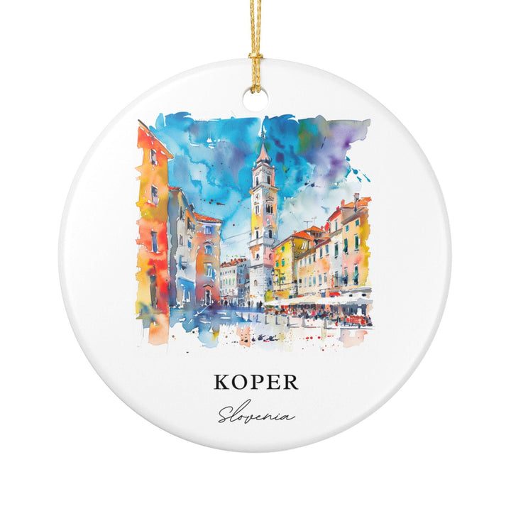 Koper Slovenia Ornament: Unique Koper Souvenir, Koper Slovenia Xmas Decor, and Authentic Slovenian Gift
