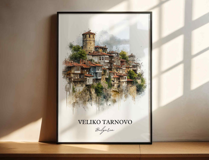Veliko Tarnovo, Bulgaria – Watercolor Art Print
