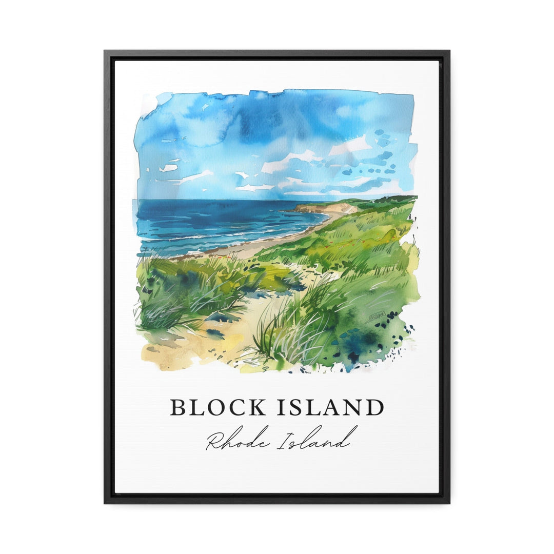 Block Island Wall Art - Rhode Island Print