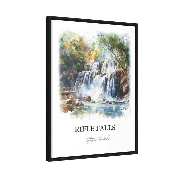Rifle Falls Wall Art, Garfield County Print, Colorado Artwork, Rifle Falls State Park Gift, Travel Print, Travel Poster, Housewarming Gift