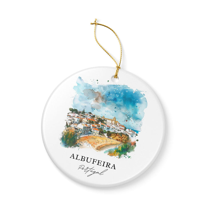Albufeira Ornament: Unique Albufeira Souvenir, Albufeira Xmas Decor, and Authentic Albufeira Portugal Gift