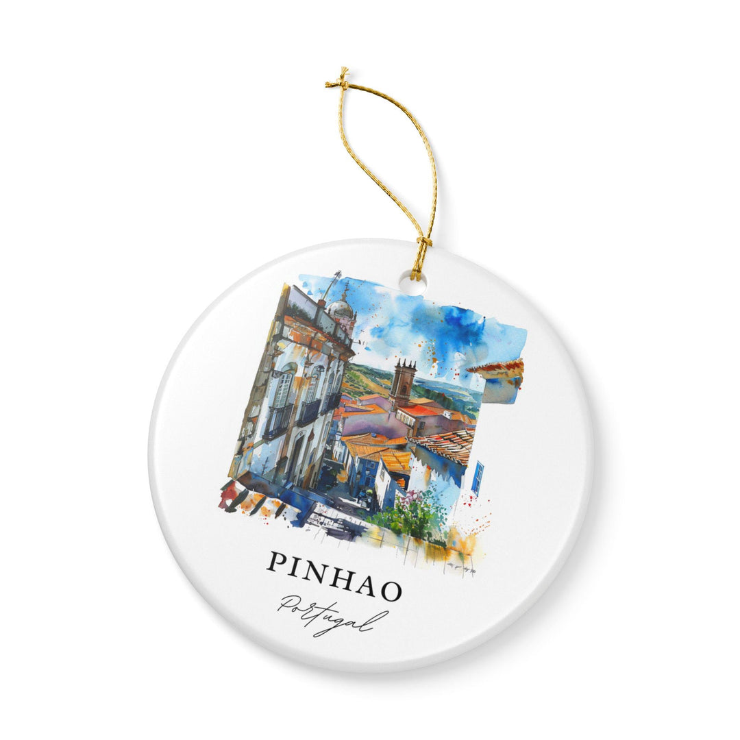 Pinhao, Portugal Ornament: Unique Pinhao Souvenir, Pinhao Portugal Xmas Decor, and Authentic Portugal Gift