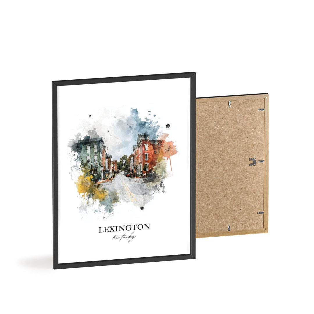 Lexington, Kentucky – Watercolor Art Print