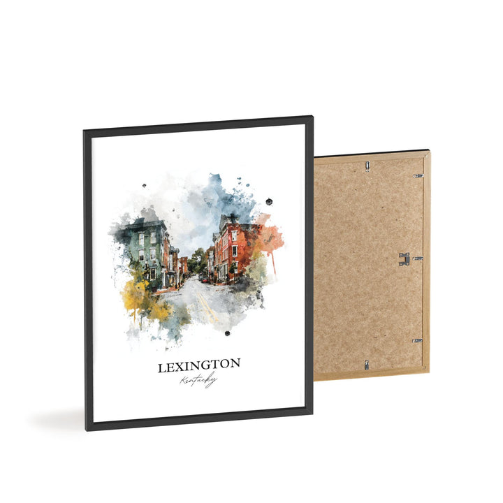 Lexington, Kentucky – Watercolor Art Print