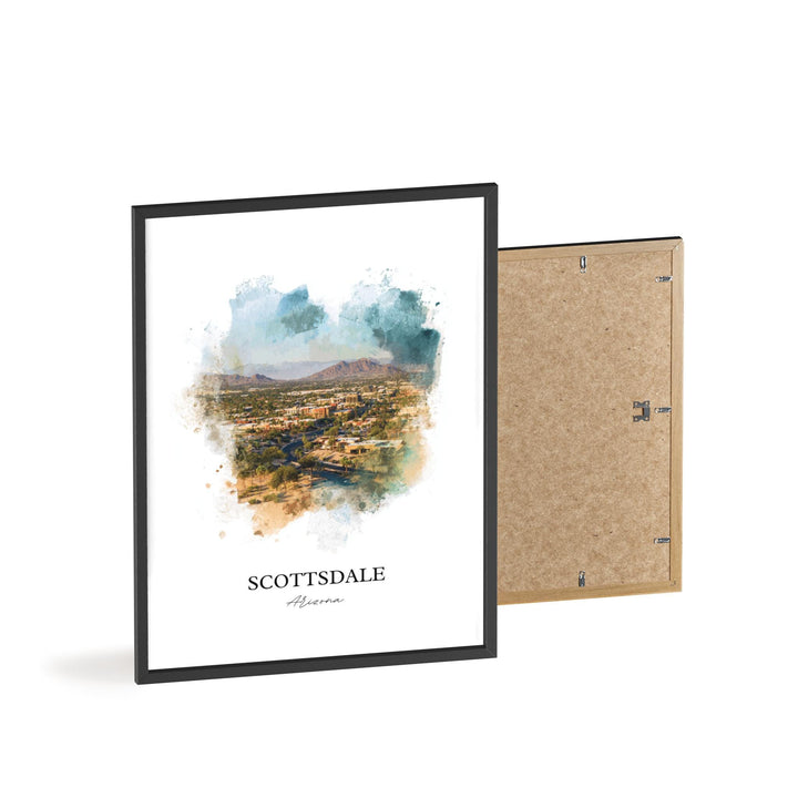 Scottsdale, Arizona – Watercolor Art Print