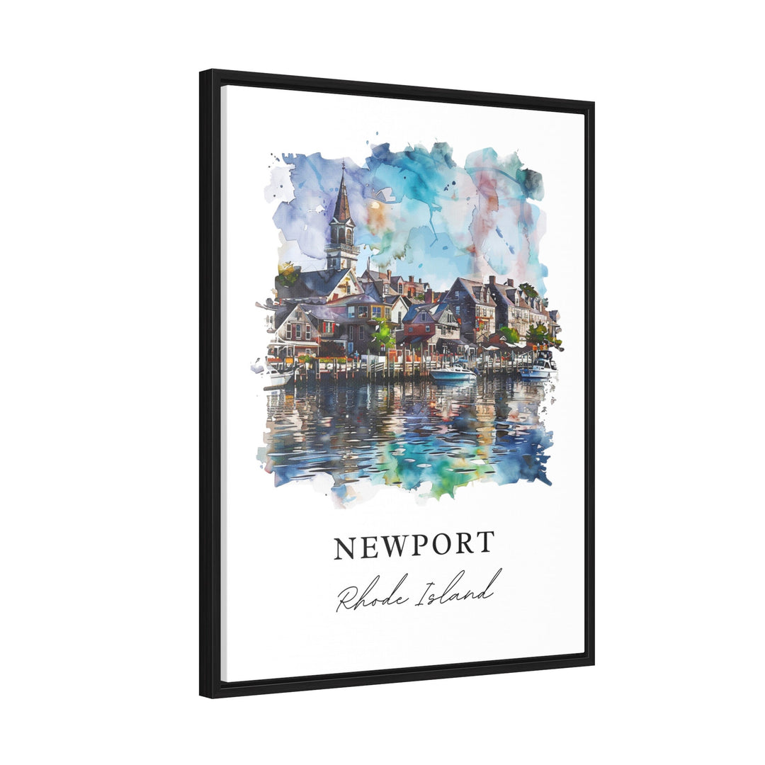 Newport, Rhode Island, Rhode Island – Watercolor Art Print