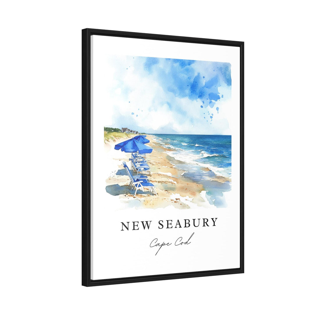 New Seabury Wall Art, New Seabury Print, Mashpee Watercolor Art, Cape Cod Massachusetts Gift, Travel Poster, Housewarming Gift