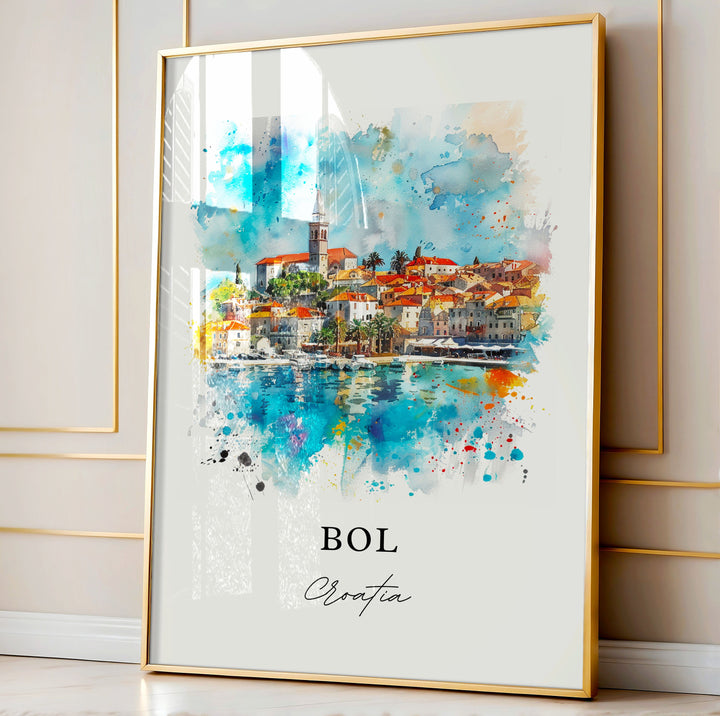 Bol Wall Art - Croatia Print