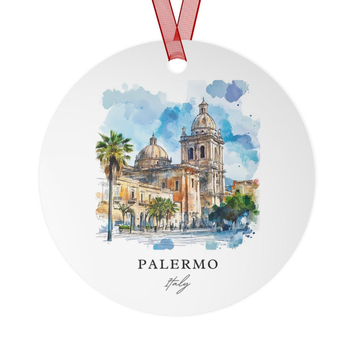 Palermo Italy Ornament: Unique Palermo Souvenir, Palermo Xmas Decor, and Authentic Sicily Italy Gift