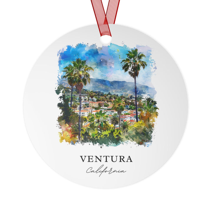 Ventura California Ornament: Unique Ventura Souvenir, Ventura CA Xmas Decor, and Authentic San Buenaventura Gift