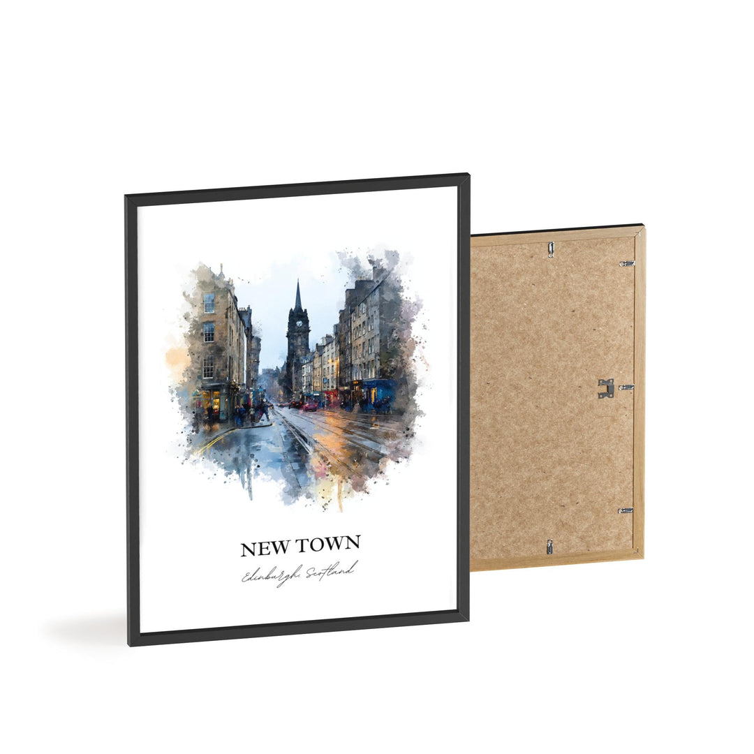 Edinburgh, Scotland – Watercolor Art Print